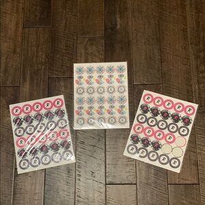 Colorful Round Stickers Set